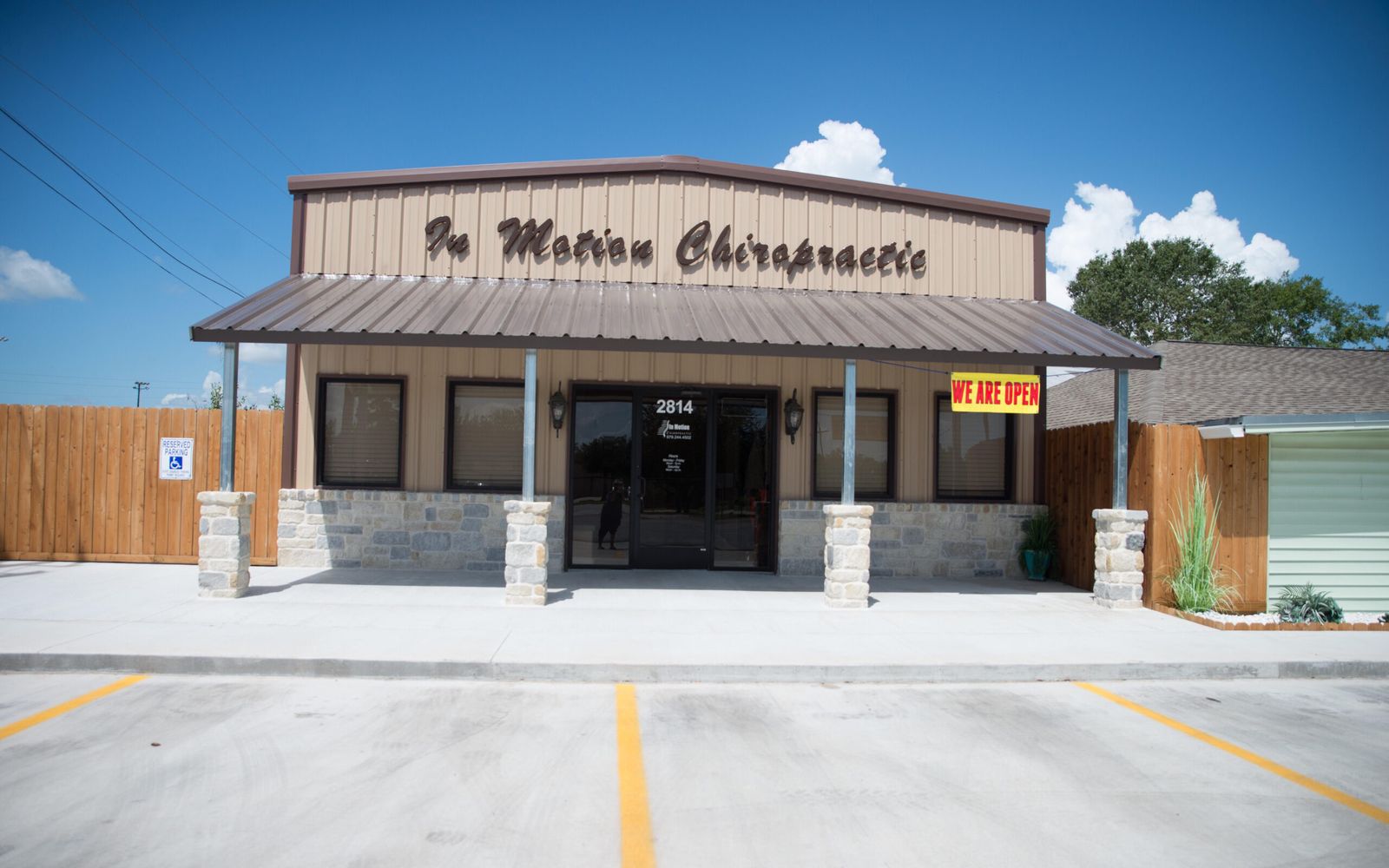 In Motion Chiropractic office building at 2814 Nichols Avenue in Bay City, Texas