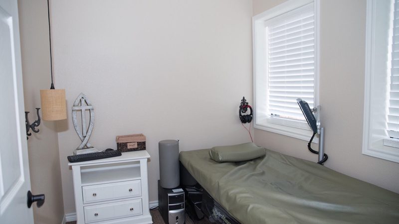 HydroMassage therapy bed inside an In Motion Chiropractic treatment room